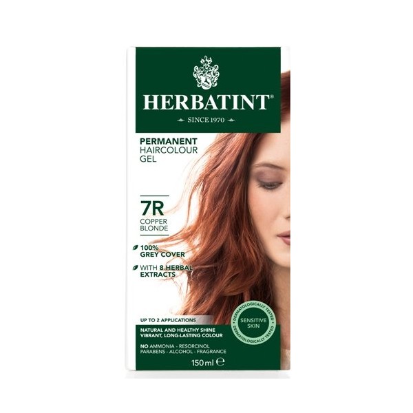 HERBATINT 7R Copper Blonde Permanent Hair Colour, 4 OZ