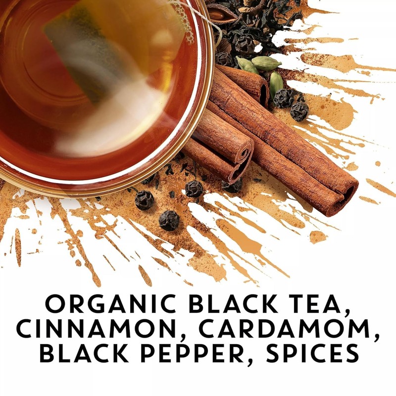 TAZO Tea Bags, Regenerative Organic: Chai Black Tea, Awake English