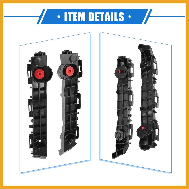Partuto 1 Pair Bumper Brackets Support Fender Cover Compatible for