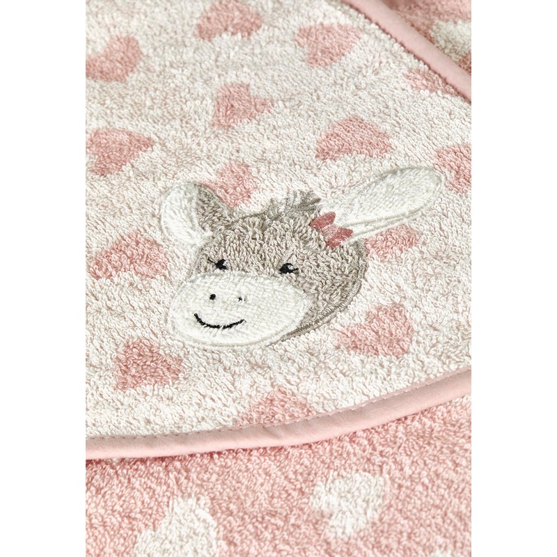 Sterntaler Emmi Girl Donkey Hooded Bath Towel 100 x 100