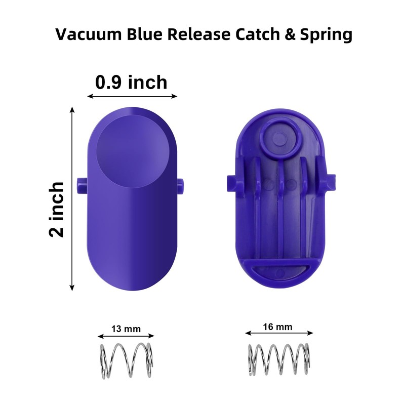 Superbobi Blue Cyclone Release Catch & Spring Replacement Parts Compatible