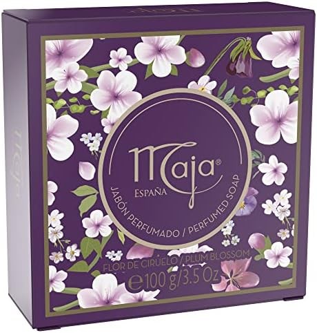 Maja, Jabón en barra Plum Blossom, 100 g