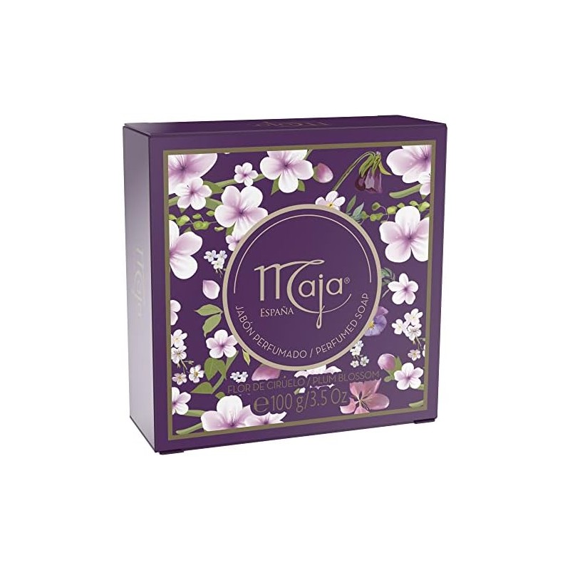 Maja, Jabón en barra Plum Blossom, 100 g