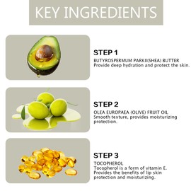 SUNZWO Summer Special Lip Comfort Balm - Vanilla & Mint Lip Butter, Ultra-Hydrating & Nourishing Lip Balm for Soft, Smooth, and Supple Lips, Moisturizing Summer Lip Care for All-Day Comfort & Protecti