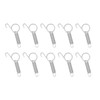 10 Pack Rabbit Cages Door Metal Finger Spring Latch Hook
