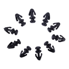 Door Seal Clip, 10 Pieces 1042065 Door Lock Bumper Car Accessories Door Seal Sill Seal Trim Mounting Clip Sealing Strip Replacement for Mondeo MK2 MK3 MK4