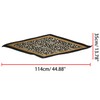 sourcing map Women's Animal Print Leopard Rhombus Scarf Neckerchief, Earthy