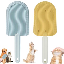 Cat tongue comb, Cat Tongue Brush, Cat Tongue Licking Hair Comb, Cat Tongue Comb - Soft Cat Tongue Brush, cat chin brush, cat comb, Simulated Cat Tongue Comb for Dog Cat Bunny Pet Grooming Shedding