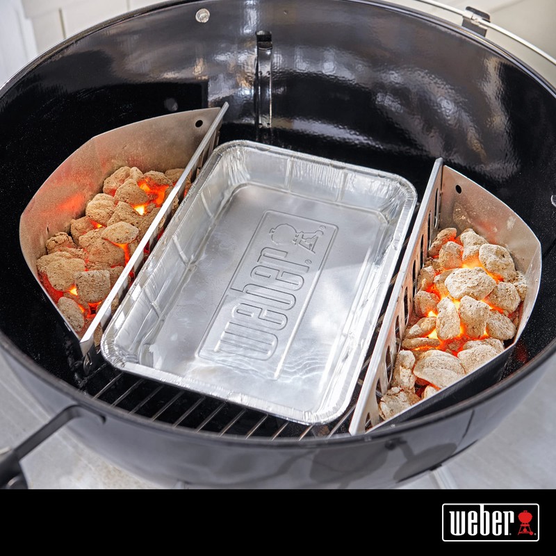 Weber Aluminum Drip Pans, Compatible with Weber Gas Grills, Small,