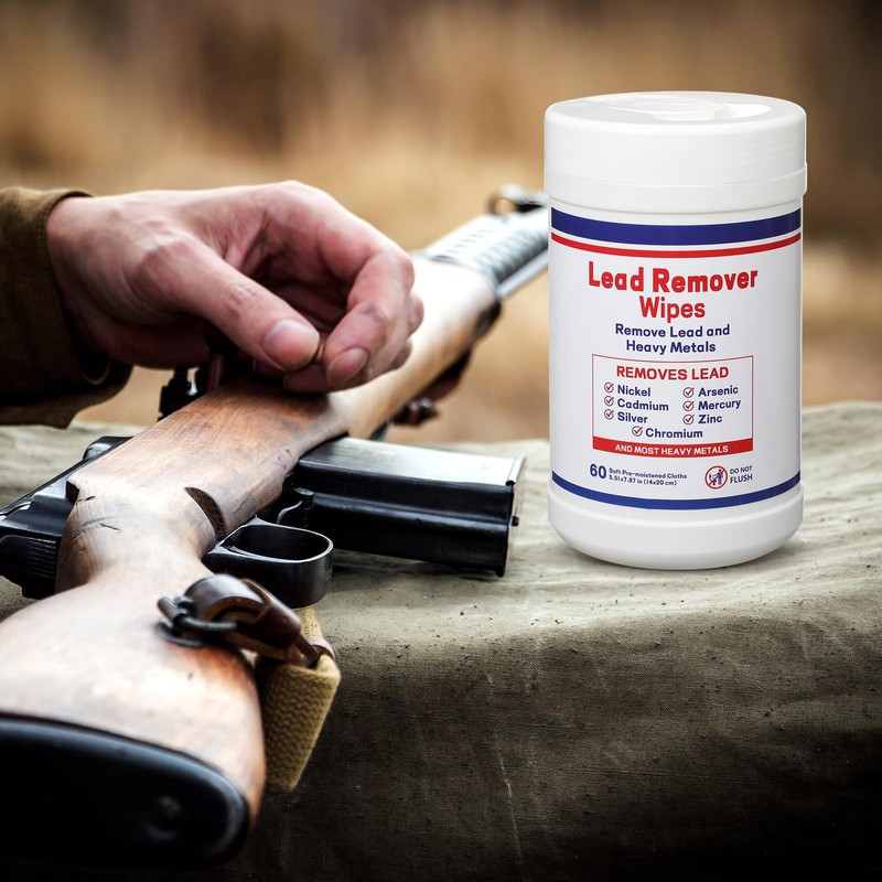 Nuanchu 1 Pack Lead Remover Wipes for Shooting 60 Count
