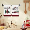 DHRUTI Truck Christmas Trees Tea Towels Christmas Kitchen Towels Tea