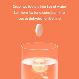 Hydralyte Electrolyte Tablets | 40 Orange Electrolytes | Airplane Travel Essential for Rapid Rehydration | Hydration Tablets - Instant Dissolve Electrolytes (20 Servings, 2 Tablets Per Serve)