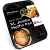 Wrenbury Jumbo Muffin Pan 6 Cup - Nonstick XL Deep
