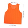 DECHOUS 6pcs Mesh Soccer Vests for Adults Striped Sleeveless Training