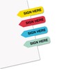 Redi-Tag 72020 - Mini Arrow Page Flags, Sign Here, Blue/Mint/Red/Yellow,