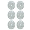 10Pcs 3in Diamond Wet Polishing Pad Soft Grinding Discs Polisher