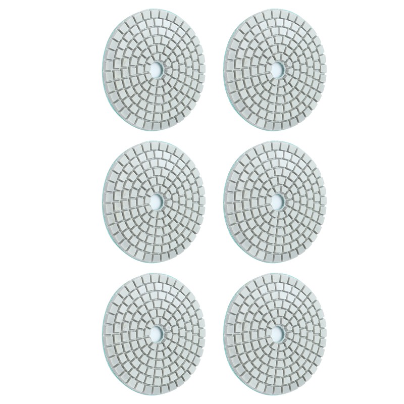10Pcs 3in Diamond Wet Polishing Pad Soft Grinding Discs Polisher