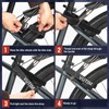 4PCS Bike Rack Strap, Bike Rack Accessory,Adjustable Wheel Securing Straps,
