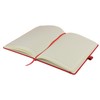 A5 Notebook Ruled Hardcover Diary Notepad Notes Diary (Red)