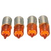 Alamor 4Pcs 12V 23W Motorcycle Turn Singal Indicator Bulb Ba9S