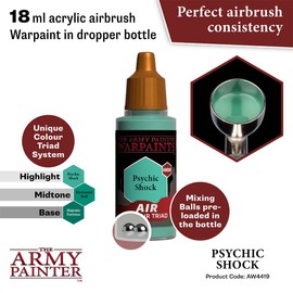 The Army Painter Warpaints Air Psychic Shock - Non-Toxic Water Based Airbrush paint – acrylic paint and primer for Tabletop Roleplaying, Boardgames, and Wargames Miniature Model Painting
