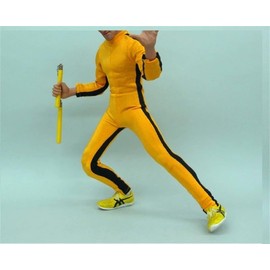 TOYBARJAPAN ZYTOYS Martial Arts Kundo Jumpsuit, Shoes, and Nunchucku Set for 1/6 Action Figures (Head and Body Not Included)