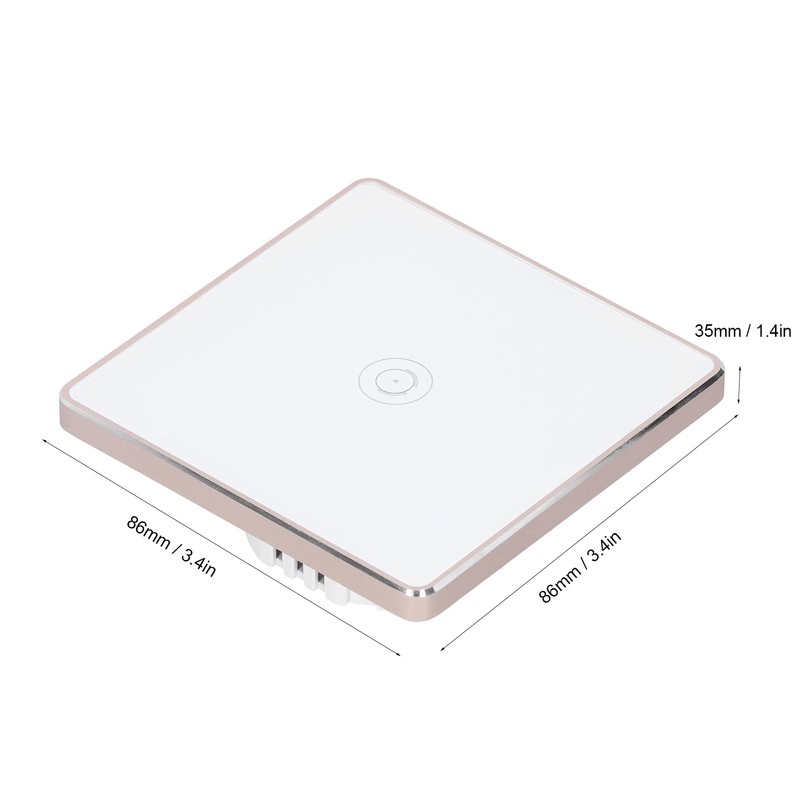 Smart Switch White Intelligent Wifi Wireless Remote Controller 100‑240VAC 10A