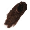 Women Long Brown Wavy Wig Heat Resistant Soft Fluffy Brown