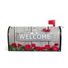 Hapuxt Welcome Mailbox Covers Magnet 21x25.5 Inch PVC Mailboxes Wraps