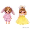Takara Tomy LW-21 Licca Maki-chan Dress Set, Rabbit Pajamas and