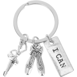 Luxshiny Llavero De Bailarina De Ballet De Aleación Metalica 2.16X1.10In Accesorio Para Llaves Y Bolsos Regalo Inspiracional Para Amantes De La Danza
