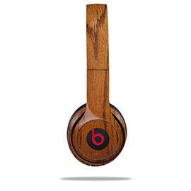 WraptorSkinz Skin Compatible with Beats Solo 4, Solo 3 and Solo 2 Wireless Headphones - Wood Grain - Oak 01 - Decal Vinyl Wrap (Headphones NOT Included)