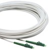 Conectra® - Fibre Optic Cable | OS2 | LC/APC to LC/APC | White | Ideal for Home Networks | Suitable for Deutsche Telekom, Vodafone, 1&1, German Fibre Optic and Many More (Length 0.5 Metres)