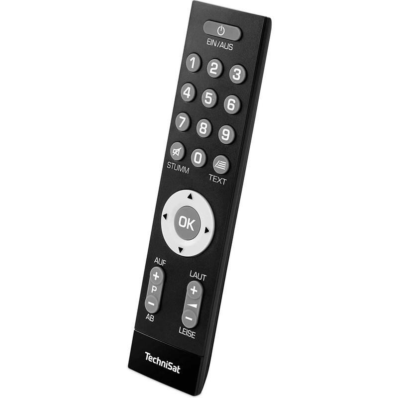Technisat 0000/3771 Universal Easy Remote Control Black