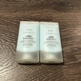 RUSK CALM Moisturizing Body Lotion 2.5 oz 2 bottles 2005 New Old Stock