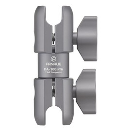 FANAUE Composite Double Socket Swivel Arm,DA-100PRO 3.7" Length, Aluminum Construction, Compatible with RAM Mounts B Size 1" Ball Components