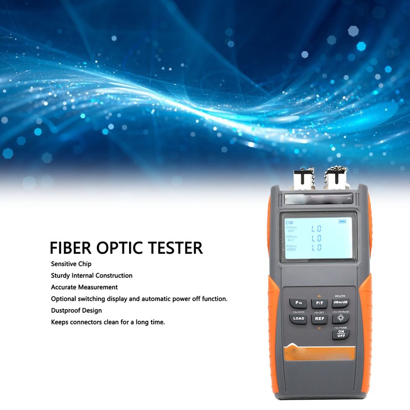Fiber Optic Cable Tester Handheld Portable PON Optical Fiber Power