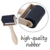 3 Pcs Rubber Brayer Rollers Ink Applicator Printmaking Art Craft
