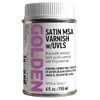 Satin MSA Varnish w/UVLS by GOLDEN, 4 fl. oz. Can,