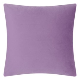 JWH Velvet Throw Pillow Cover Decorative Geometric Pillow Case Soft Pillowcase Plush Cushion for Bed Couch Bedroom Car Purple Lilac 18x18 Inch