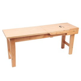 Creative Mark Belgian Art Horse - Drawing Easel with Seating with Adjustable Angle and Wheel for Drawing and Painting - Beechwood Finish - Ideal for Artist