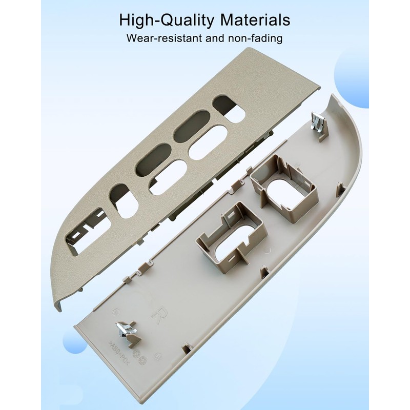 Door Window Switch Bezel, Front Driver and Passenger Side Fit