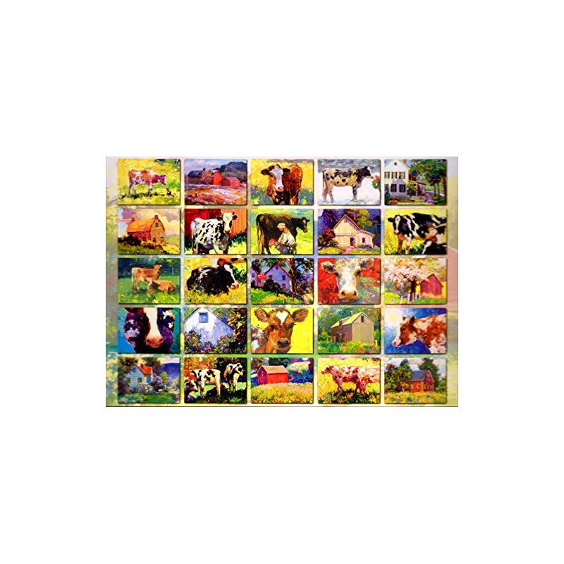 Cow Collage 1000 Piece Puzzle