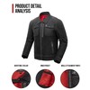 BORLENI Motorcycle Jacket Denim Breathable Reflective with Mesh CE Armor