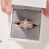 Newshe Wedding Rings for Women Engagement Ring Enhancer Band Bridal