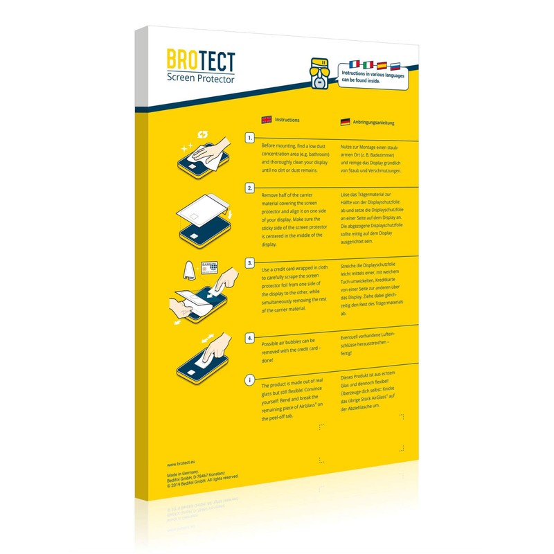 BROTECT Entspiegelungs Schutzglas für Garmin Tread 2 Overland Edition 8"