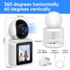 Two-Way Video/Audio Indoor Camera, Pet Dog Cameras with App, 2K