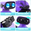 Playsheek Rechargeable Emo Robot with Auto-Demonstration - Remote Control Smart