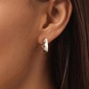 ASH'S CHOICE Silver 925 Creole Earrings Small Women's Earrings 14
