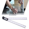Digital Protractor, Digital Angle Ruler Finder,Meter Digital Display Plastic Goniometer